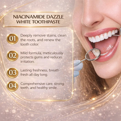 Nicotinamide Dazzle White Toothpaste