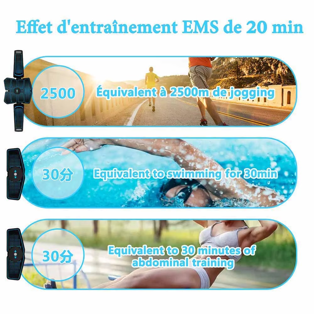 Rechargeable Home Fitness Belt Abdominal Patch