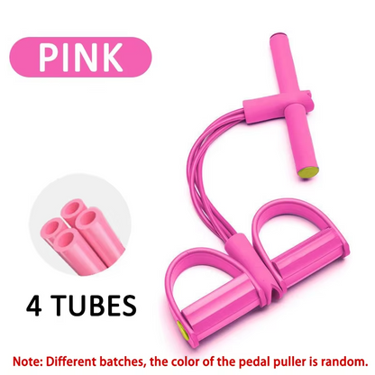 4-Tube Pedal Resistance Band