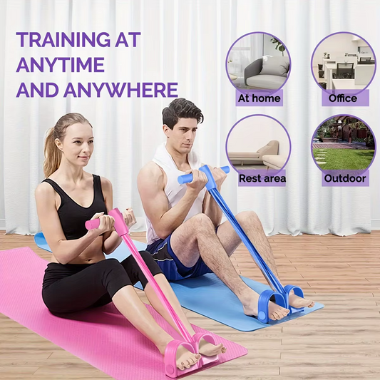 4-Tube Pedal Resistance Band